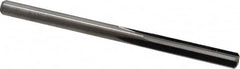 M.A. Ford - #9 Solid Carbide 4 Flute Chucking Reamer - Straight Flute, 0.19" Straight Shank, 1" Flute Length, 3" OAL - Americas Industrial Supply