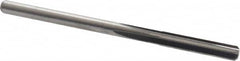 M.A. Ford - #25 Solid Carbide 4 Flute Chucking Reamer - Straight Flute, 0.143" Straight Shank, 3/4" Flute Length, 2-1/2" OAL - Americas Industrial Supply