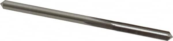 M.A. Ford - 1/8" Solid Carbide 4 Flute Chucking Reamer - Straight Flute, 0.12" Straight Shank, 5/8" Flute Length, 2-1/4" OAL - Americas Industrial Supply