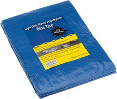 Value Collection - 20' Long x 16' Wide Polyethylene Tarp & Dust Cover - Blue - Americas Industrial Supply