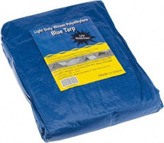 Value Collection - 24' Long x 18' Wide Polyethylene Tarp & Dust Cover - Blue - Americas Industrial Supply