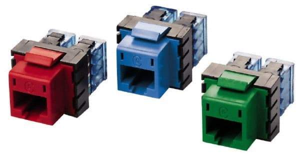 Hubbell - 8 Position, Cat5e Modular Jack - CSA Certified, RoHS Compliant, UL Listed - Americas Industrial Supply