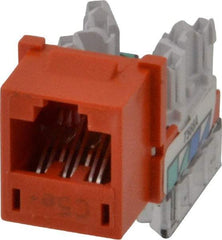 Hubbell - 8 Position, Cat5e Modular Jack - CSA Certified, RoHS Compliant, UL Listed - Americas Industrial Supply