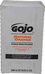 GOJO - 2 L Bag-in-Box Refill Liquid Hand Cleaner - General Duty, White, Orange Scent - Americas Industrial Supply