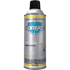 Sprayon - Sprayon, 12 oz Aerosol Cutting Fluid - Straight Oil, For Broaching, Cutting, Drilling, Grinding, Machining, Sawing, Threading - Americas Industrial Supply