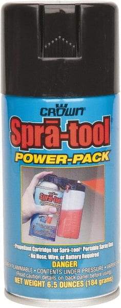 Crown - Paint Sprayer Power Pack - Extra 6.5 Ounce PowerPak, Compatible with No 8209 Spray Gun - Americas Industrial Supply