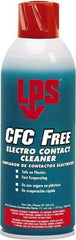 LPS - 11 Ounce Aerosol Contact Cleaner - 0°F Flash Point, Flammable, Food Grade, Plastic Safe - Americas Industrial Supply