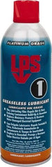LPS - 16 oz Aerosol Dry Film Penetrant/Lubricant - Clear Yellow, Food Grade - Americas Industrial Supply