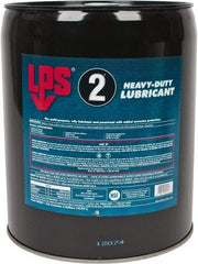 LPS - 5 Gal Pail Nondrying Film Lubricant - Clear Amber, Food Grade - Americas Industrial Supply