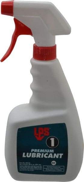 LPS - 22 oz Trigger Spray Bottle Dry Film Penetrant/Lubricant - Clear Yellow, Food Grade - Americas Industrial Supply