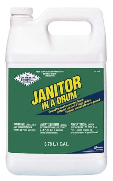 Janitor In A Drum - 1 Gallon, Citrus Scent, All Purpose Cleaner - Comes in Bottle - Americas Industrial Supply
