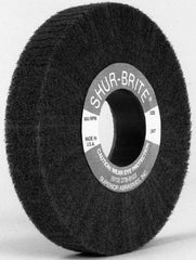 Superior Abrasives - 6" Diam 120 Grit Aluminum Oxide Unmounted Flap Wheel - 2" Hole, 1" Wide, Coated, Grade Fine, 3,400 Max RPM - Americas Industrial Supply