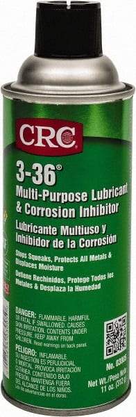 CRC - 11 oz Aerosol Nondrying Film Penetrant/Lubricant - Blue/Green & Clear, -50°F to 250°F, Food Grade - Americas Industrial Supply