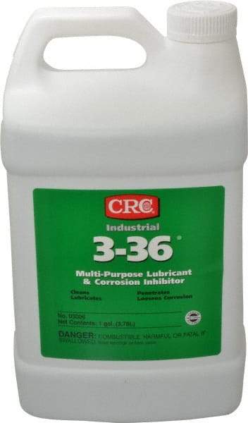 CRC - 1 Gal Bottle Nondrying Film Penetrant/Lubricant - Blue/Green & Clear, -50°F to 250°F, Food Grade - Americas Industrial Supply