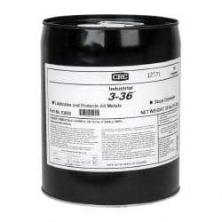 CRC - 5 Gal Pail Nondrying Film Penetrant/Lubricant - Blue/Green & Clear, -50°F to 250°F, Food Grade - Americas Industrial Supply