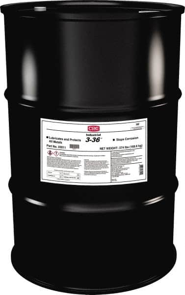 CRC - 55 Gal Drum Nondrying Film Penetrant/Lubricant - Blue/Green & Clear, -50°F to 250°F, Food Grade - Americas Industrial Supply