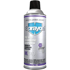 Sprayon - 16 oz Zinc Cold Galvanizing Compound - Comes in Aerosol - Americas Industrial Supply