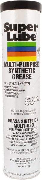 Synco Chemical - 400 g Cartridge Synthetic General Purpose Grease - Translucent White, Food Grade, 450°F Max Temp, NLGIG 2, - Americas Industrial Supply