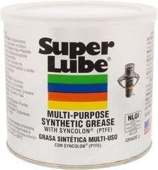 Synco Chemical - 400 g Can Synthetic General Purpose Grease - Translucent White, Food Grade, 450°F Max Temp, NLGIG 2, - Americas Industrial Supply