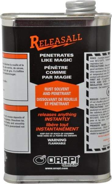 Releasall - 16 oz Rust Solvent/Penetrant - Comes in Can - Americas Industrial Supply