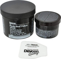 Devcon - 4 Lb Pail Two Part Epoxy - 45 min Working Time, Series Plastic Steel - Americas Industrial Supply