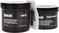 Devcon - 1 Lb Pail Two Part Epoxy - 60 min Working Time, 2,600 psi Shear Strength - Americas Industrial Supply