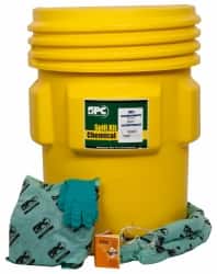 Brady SPC Sorbents - 75 Gal Capacity Hazardous Materials Spill Kit - 95 Gal Overpack Container - Americas Industrial Supply