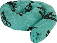 Brady SPC Sorbents - 12 Gal, 4' Long, 3" Diam, Polypropylene Sock - Chemical & Hazmat, Green - Americas Industrial Supply