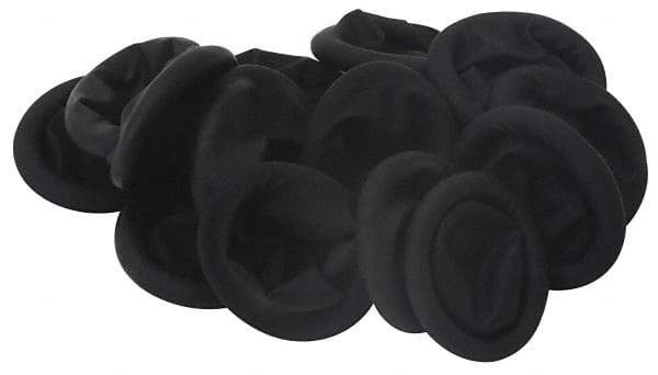 North - Size L, 2-3/4 Inch Long x 3 Mil Thick, Rubber Static Dissipative Finger Cot - Powder Free, Black - Americas Industrial Supply