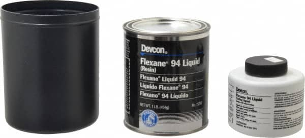 Devcon - 1 Lb Pail Two Part Urethane Adhesive - 10 min Working Time, 2,800 psi Shear Strength - Americas Industrial Supply