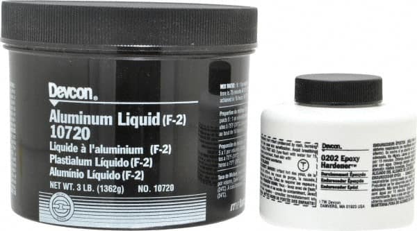 Devcon - 3 Lb Pail Two Part Epoxy - 75 min Working Time, 2,700 psi Shear Strength - Americas Industrial Supply