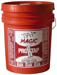 Tap Magic - Tap Magic ProTap, 5 Gal Pail Cutting & Tapping Fluid - Semisynthetic, For Boring, Broaching, Drilling, Engraving, Facing, Milling, Reaming, Sawing, Threading, Turning - Americas Industrial Supply