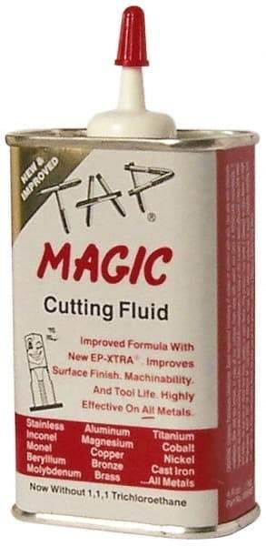 Tap Magic - Tap Magic EP-Xtra, 30 Gal Drum Cutting & Tapping Fluid - Semisynthetic, For Boring, Broaching, Drilling, Engraving, Facing, Milling, Reaming, Sawing, Threading, Turning - Americas Industrial Supply