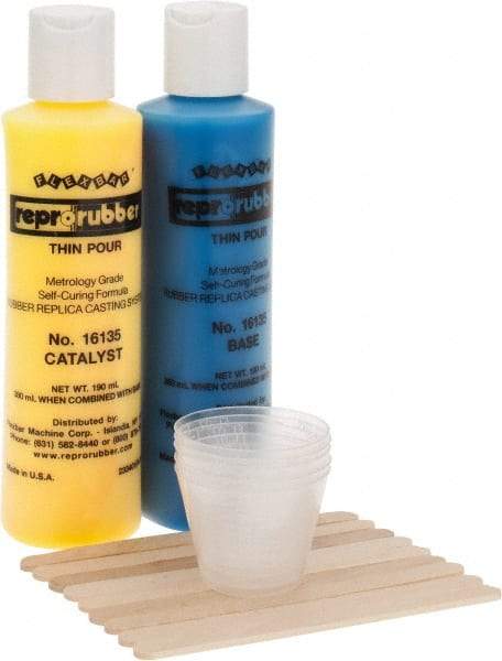 Flexbar - 380 ml Thin Pour Kit - Metrology Casting Material - Americas Industrial Supply