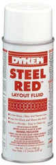 Dykem - Red Layout Fluid - 12 Ounce Aerosol Can - Americas Industrial Supply