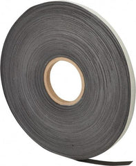 Mag-Mate - 200' Long x 1/2" Wide x 1/32" Thick Flexible Magnetic Strip - 4 Lb Max Pull Force, 2 Linear Ft/Lb Magnetic Pull Force, Adhesive Back - Americas Industrial Supply