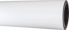 Mag-Mate - 25' Long x 24-3/8" Wide x 1/32" Thick Flexible Magnetic Sheet - 85 Lb Max Pull Force, 196 Linear Ft/Lb Magnetic Pull Force, Plain Back, White - Americas Industrial Supply