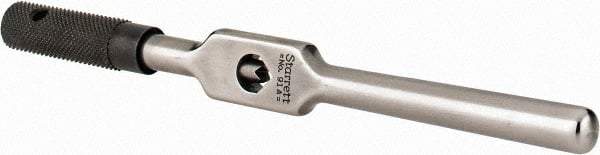 Starrett - 1/16 to 1/4" Tap Capacity, Straight Handle Tap Wrench - 6" Overall Length - Americas Industrial Supply