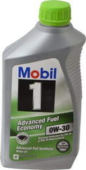 Mobil - 1 Quart Synthetic Engine Oil - Grade 0W-30 - Americas Industrial Supply