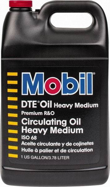 Mobil - 1 Gal Bottle Mineral Circulating Oil - SAE 20, ISO 68, 65.1 cSt at 40°C & 8.7 cSt at 100°F - Americas Industrial Supply