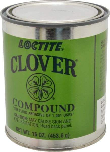 Loctite - 1 Lb Grease Compound - Compound Grade Super Fine, Grade 5A, 800 Grit, Black & Gray, Use on General Purpose - Americas Industrial Supply