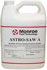 Monroe Fluid Technology - Astro-Saw A, 1 Gal Bottle Sawing Fluid - Water Soluble - Americas Industrial Supply