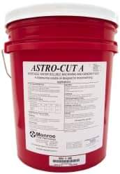 Monroe Fluid Technology - Astro-Cut A, 5 Gal Pail Cutting & Grinding Fluid - Water Soluble, For CNC Milling, Drilling, Tapping, Turning - Americas Industrial Supply