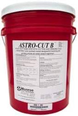 Monroe Fluid Technology - Astro-Cut B, 5 Gal Pail Cutting & Grinding Fluid - Semisynthetic, For CNC Milling, Drilling, Tapping, Turning - Americas Industrial Supply