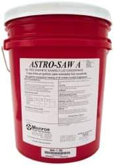 Monroe Fluid Technology - Astro-Saw A, 5 Gal Pail Sawing Fluid - Water Soluble - Americas Industrial Supply