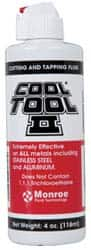 Monroe Fluid Technology - Cool Tool II, 4 oz Bottle Cutting & Tapping Fluid - Straight Oil, For Blanking, Boring, Broaching, Drilling, Hobbing, Milling, Reaming, Tapping, Turning - Americas Industrial Supply