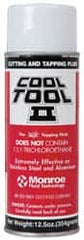 Monroe Fluid Technology - Cool Tool II, 1 Lb Aerosol Cutting & Tapping Fluid - Straight Oil, For Blanking, Boring, Broaching, Drilling, Hobbing, Milling, Reaming, Tapping, Turning - Americas Industrial Supply