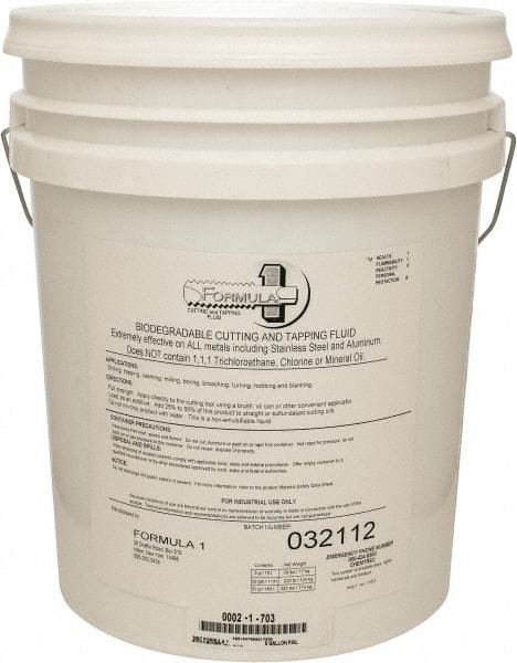 Monroe Fluid Technology - 5 Gal Pail Cutting & Tapping Fluid - Straight Oil - Americas Industrial Supply