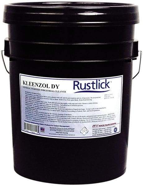 Rustlick - 5 Gal Pail Cleaner - Ferrous Metals, Nonferrous Metals, Sump and General Shop Cleaner - Americas Industrial Supply