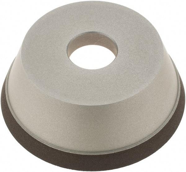 Made in USA - 5" Diam, 1-1/4" Hole Size, 1-3/4" Overall Thickness, 120 Grit, Tool & Cutter Grinding Wheel - Fine Grade, Diamond - Americas Industrial Supply